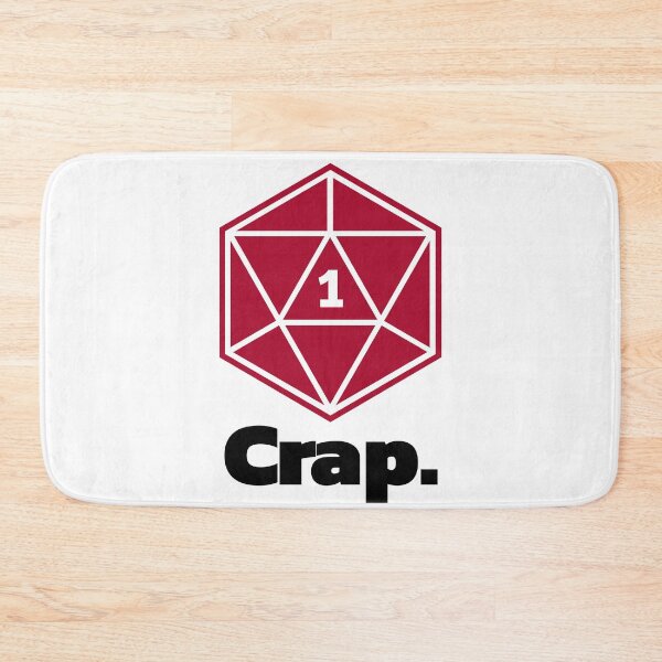Item preview, Crap. Critical Failure D&D Joke designed and sold by SquishStitches.