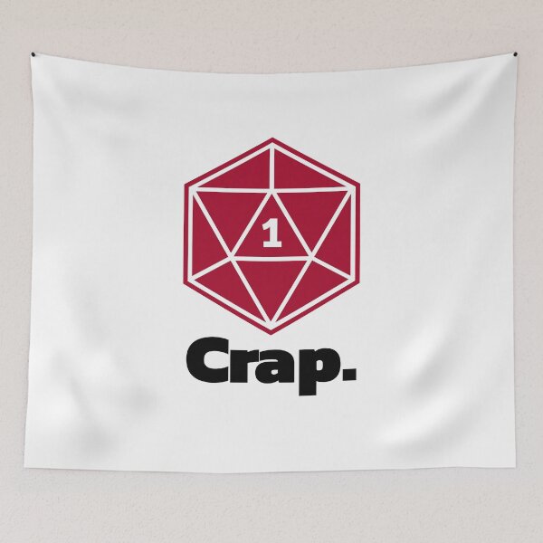 Item preview, Crap. Critical Failure D&D Joke designed and sold by SquishStitches.