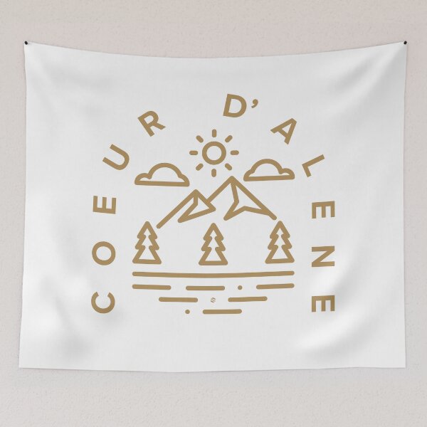 Item preview, CDA Lake Line Art designed and sold by SkySlate.