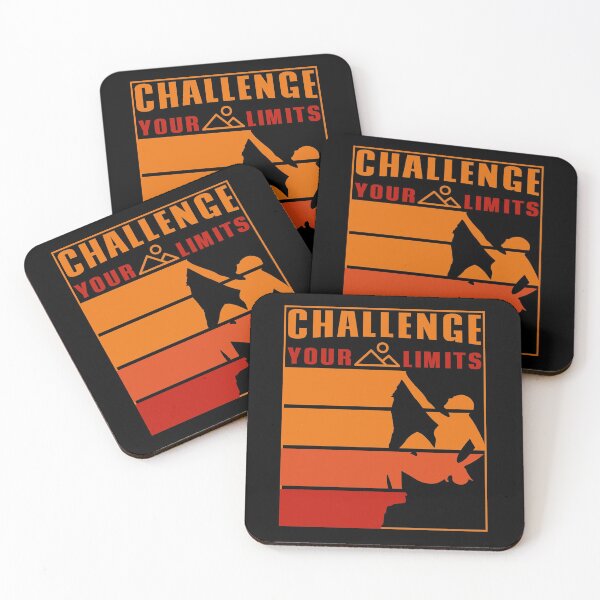Item preview, Challenge Your Limits Rock Climbing Gym Motivation designed and sold by TKsTees.