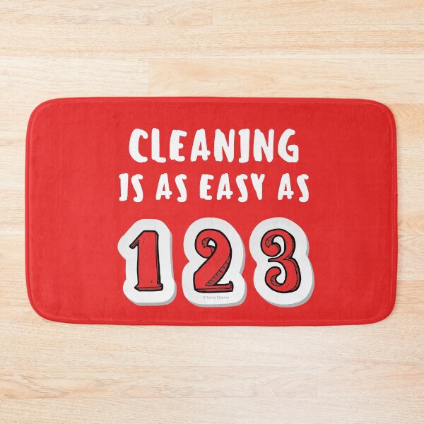 Item preview, Cleaning Is As Easy As 1 2 3 Busy Mom House Cleaning Gifts designed and sold by SavvyCleaner.