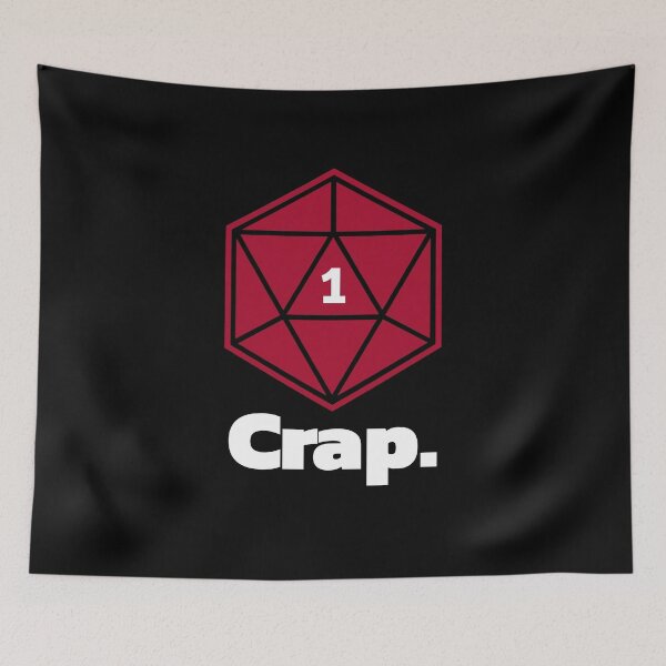 Item preview, Crap. Critical Failure D&D Joke designed and sold by SquishStitches.