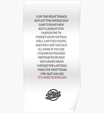 Die Strokes - schwer zu erklären Poster
