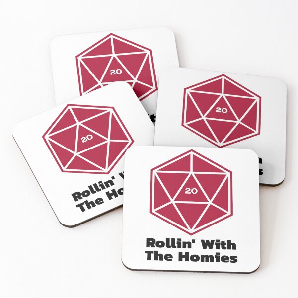 Item preview, Rollin' With The Homies Critical Success D&D Joke designed and sold by SquishStitches.