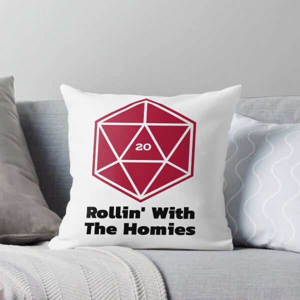 Item preview, Rollin' With The Homies Critical Success D&D Joke designed and sold by SquishStitches.