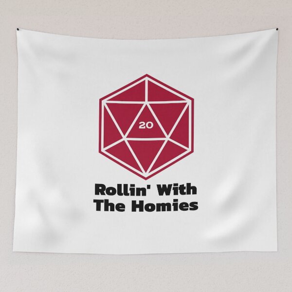Item preview, Rollin' With The Homies Critical Success D&D Joke designed and sold by SquishStitches.