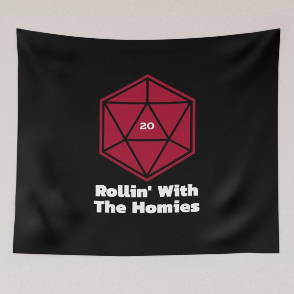 Item preview, Rollin' With The Homies Critical Success D&D Joke designed and sold by SquishStitches.
