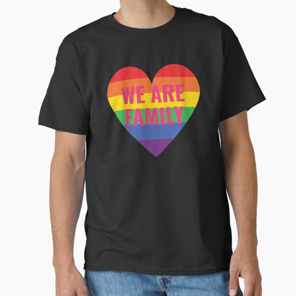 Aperçu de l'œuvre Nous sommes une famille LGBTQ créée et vendue par Feline Rockstars.