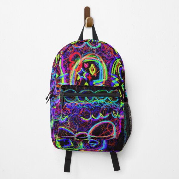 Item preview, hairybeary 11, inverted 1, Rainbow Neon Night Glow Pop Art designed and sold by Ben Ryuki Miyagi Architect.