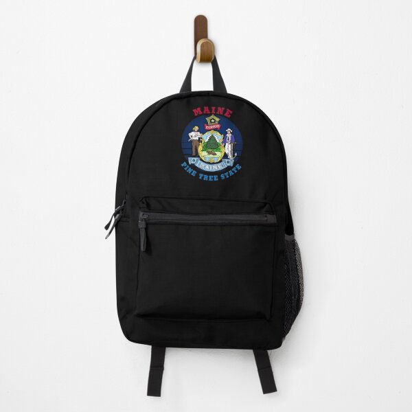 Item preview, MAINE PINE TREE STATE FLAG designed and sold by Madjack Tees Kiwi SuperStore.
