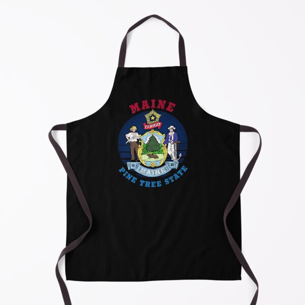 Item preview, MAINE PINE TREE STATE FLAG designed and sold by Madjack Tees Kiwi SuperStore.