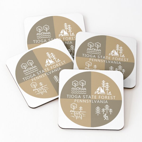 Item preview, Tioga State Forest Shield Logo designed and sold by VanyaKar.