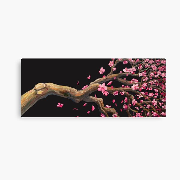 Aperçu de l'œuvre Triptyque de fleurs de cerisier créée et vendue par scapezzutiart.