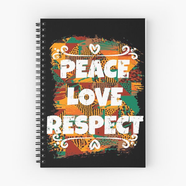 Item preview, Peace Love Respect Quote Distressed designed and sold by creative321.