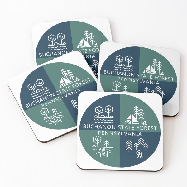 Item preview, Buchanon State Forest Shield Logo designed and sold by VanyaKar.