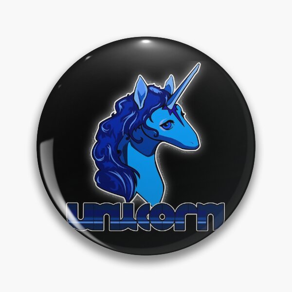 Item preview, Unicornio azul designed and sold by RodeaDari.