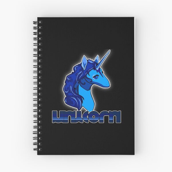 Item preview, Unicornio azul designed and sold by RodeaDari.