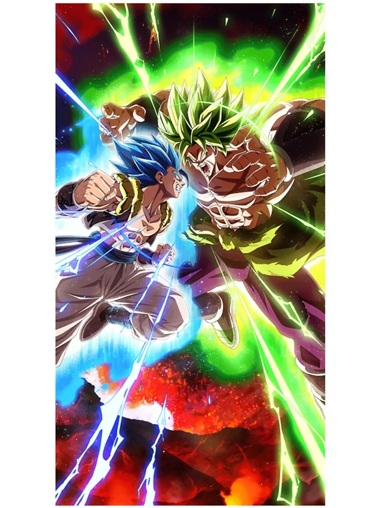 Gogeta Blue vs Broly Greeting Card by Lac Lac