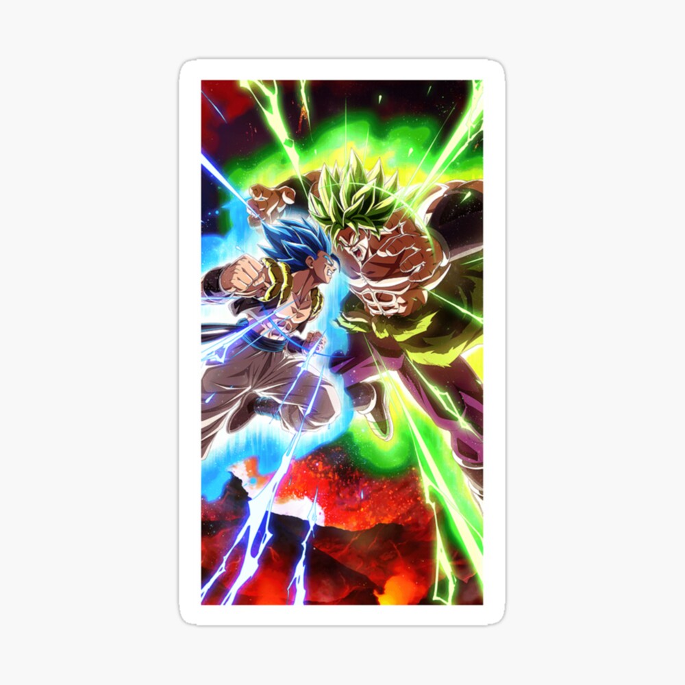 Gogeta Blue vs Broly Greeting Card by Lac Lac