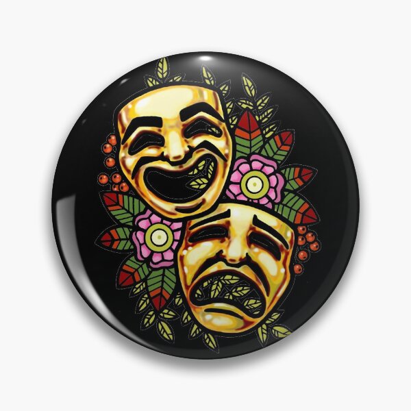 Item preview, Comedy and Tragedy  designed and sold by sandpiperstudio.