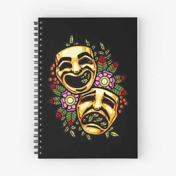 Item preview, Comedia y tragedia designed and sold by sandpiperstudio.