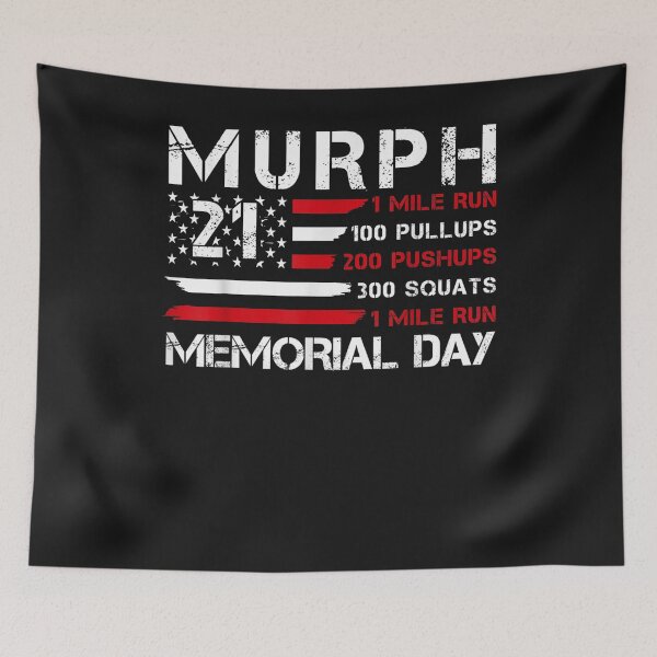 Item preview, Murph 2021 American Patriotic Workout Challenge Memorial Day T-Shirt designed and sold by Connect-Sparkta.
