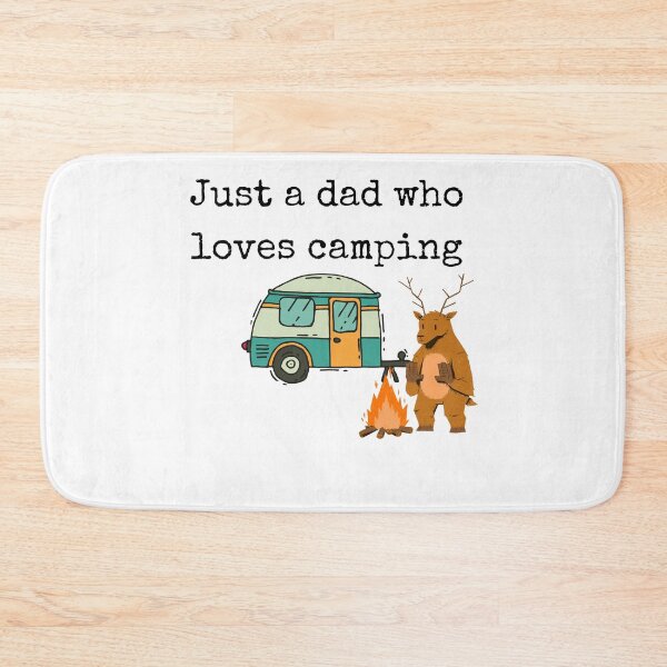 Item preview,  just a father who loves camping  designed and sold by fridayNightfunk.
