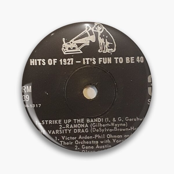 Item preview, compact 33, Hits of 1927, It's Fun to be 40, RCA Victor, Dog,Gramophone designed and sold by Vintaged.
