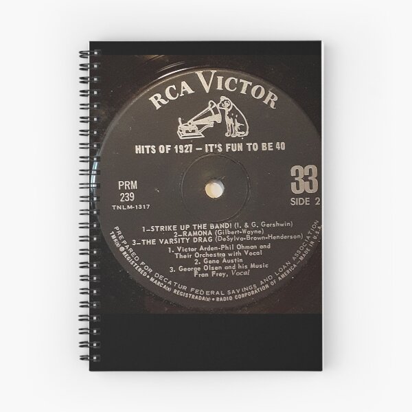 Item preview, compact 33, Hits of 1927, It's Fun to be 40, RCA Victor, Dog,Gramophone designed and sold by Vintaged.