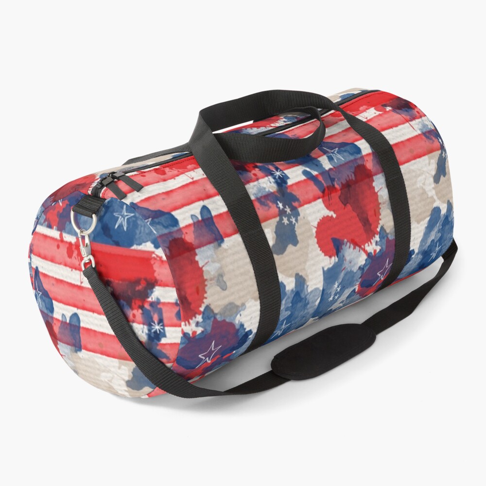 Vista previa del artículo con la obra «Bolsa deportiva», diseñado y vendido por Patternsonly.