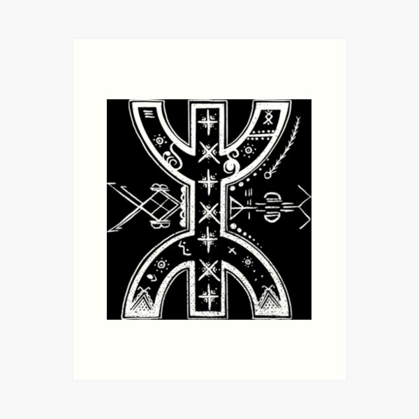 Symbole berbère amazigh Impression artistique