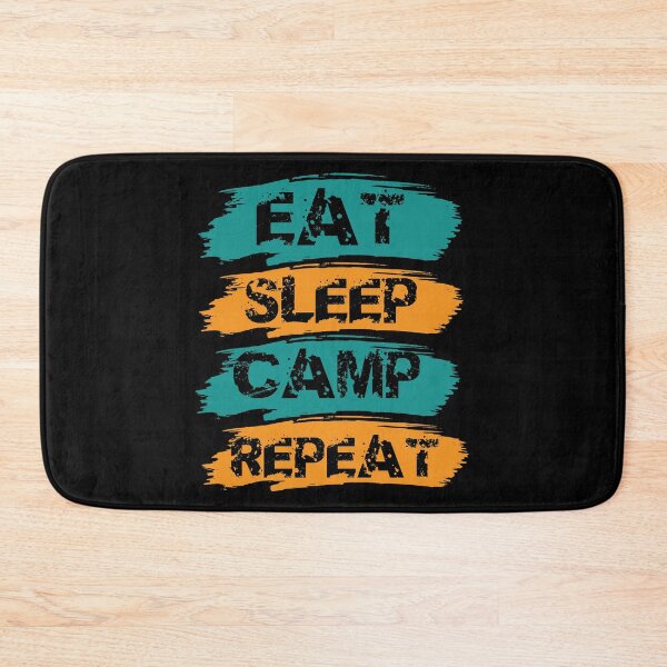 Item preview, Eat Sleep Camp Repeat Camping Design designed and sold by boopsblunt.