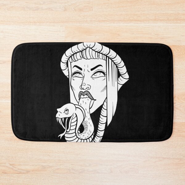 Item preview, Gothic Black White Cartoon Anime Woman Snake Tongue designed and sold by JessicaAmber.