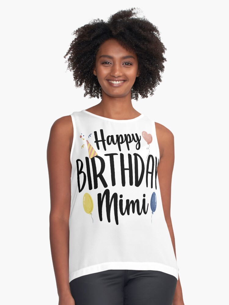 メーカー直売所 Happy Birthday Mimi カットソー(半袖+袖なし)