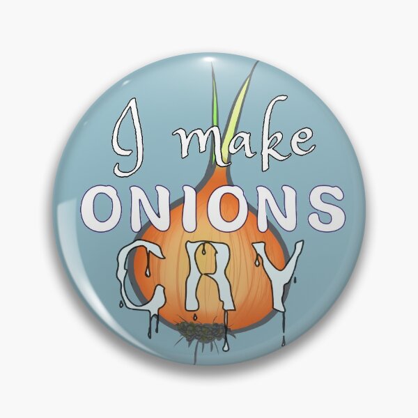 Item preview, I Make Onions Cry Drawing White - Funny Cooking Quotes designed and sold by ViewerEqualsPhoton.