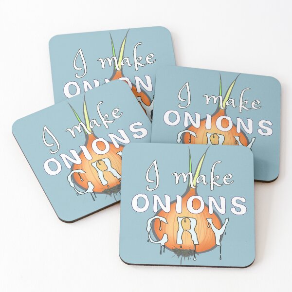 Item preview, I Make Onions Cry Drawing White - Funny Cooking Quotes designed and sold by ViewerEqualsPhoton.
