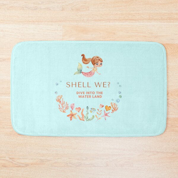 Item preview, Shell we? Dive into the water land - Cute Funny Dive in  Mermaid  designed and sold by missionbear.