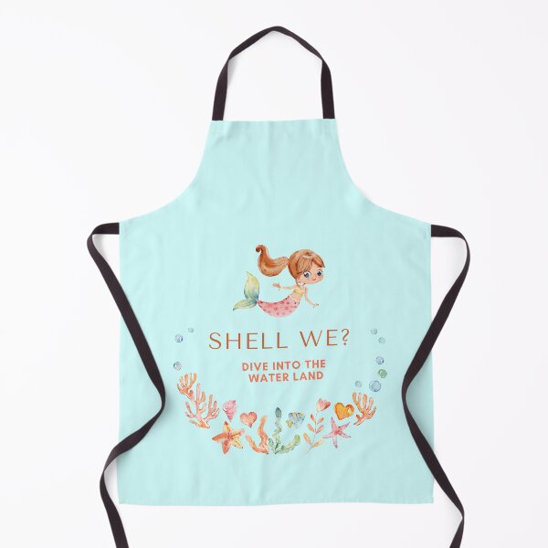 Item preview, Shell we? Dive into the water land - Cute Funny Dive in Mermaid designed and sold by missionbear.