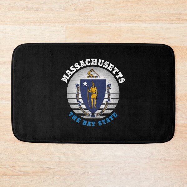 Item preview, MASSACHUSETTS BAY STATE FLAG designed and sold by Madjack Tees Kiwi SuperStore.