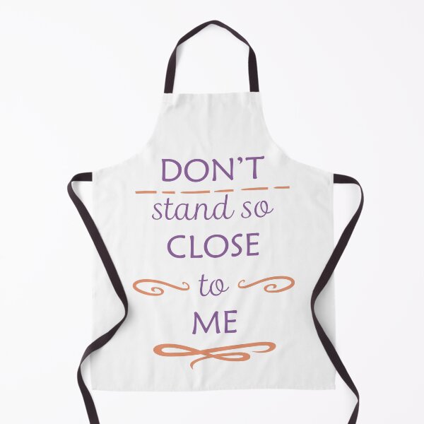 Item preview, Don't stand so close to me in purple and orange designed and sold by ArtfulBonBon.