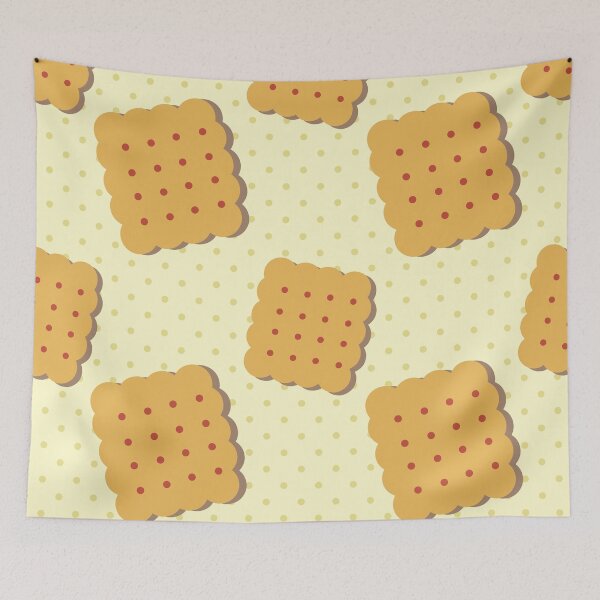 Item preview, cracker biscuit seamless pattern  designed and sold by werezu.