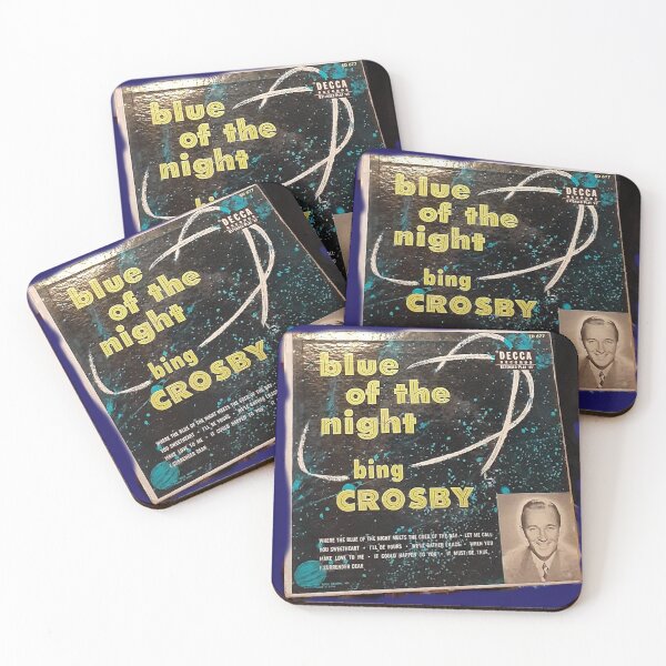 Item preview, Blue Of The Night, Bing Crosby, ep, rare, space age, bachelor pad designed and sold by Vintaged.