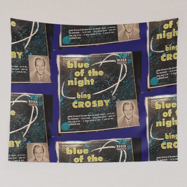 Item preview, Blue Of The Night, Bing Crosby, ep, rare, space age, bachelor pad designed and sold by Vintaged.