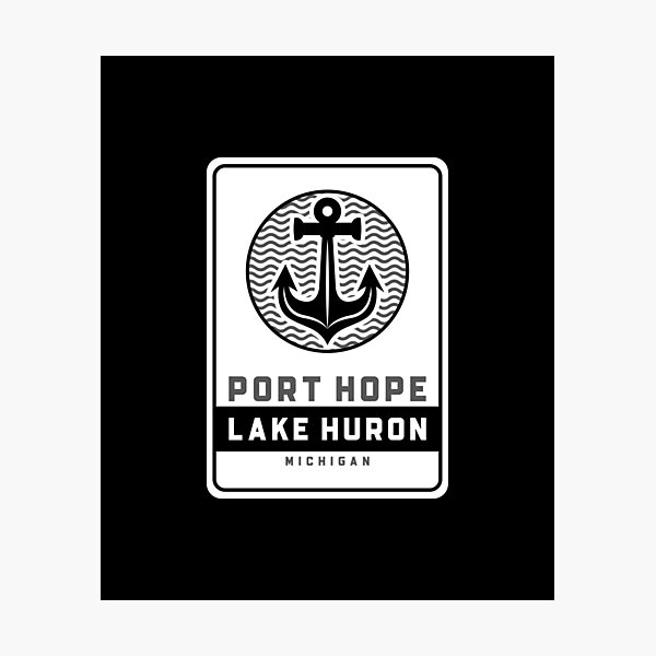 Item preview, Port Hope Michigan Lake Huron Anchor Design designed and sold by Eleven-K.