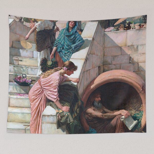 Item preview, Diogenes John William Waterhouse designed and sold by JDesigningMO.