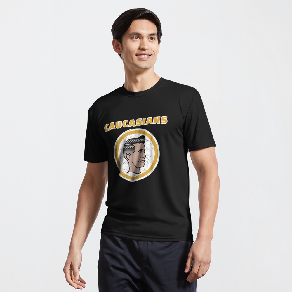  Caucasians Funny Vintage Caucasians Pride T-Shirt