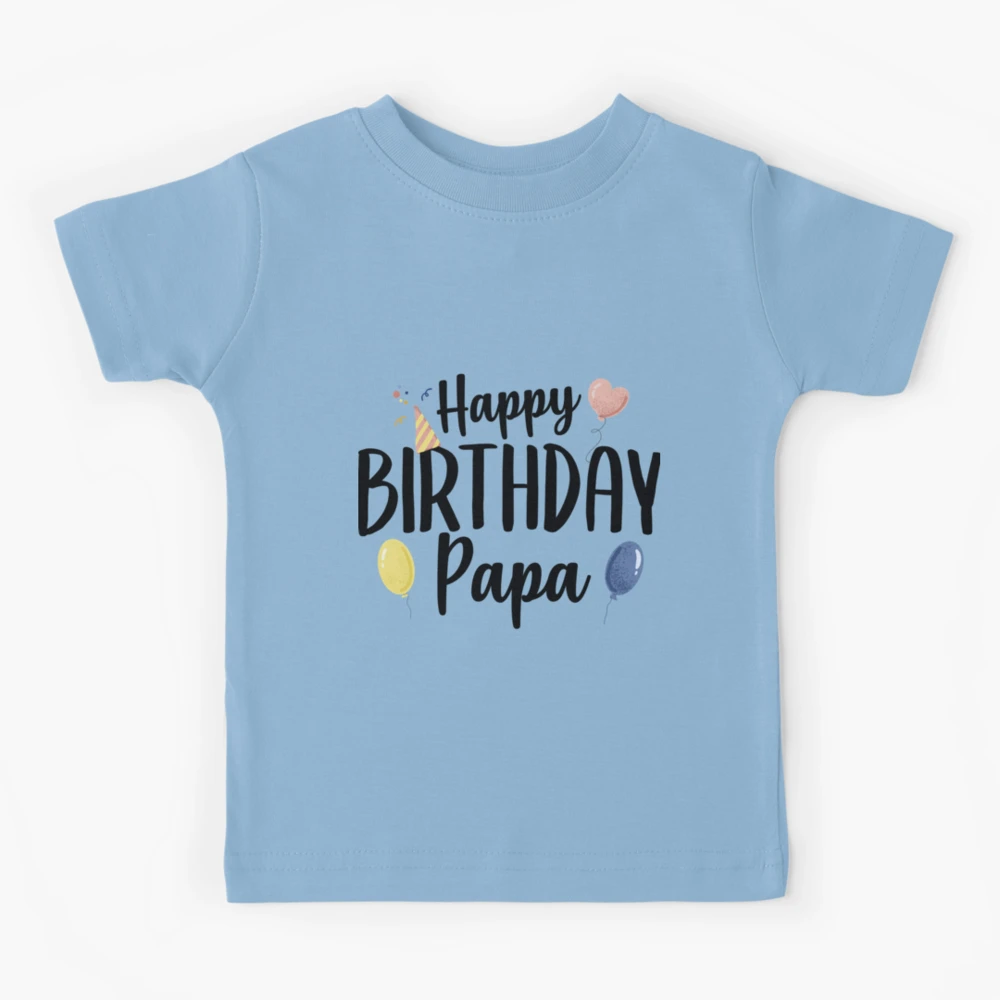 Tee-shirt joyeux anniversaire papa