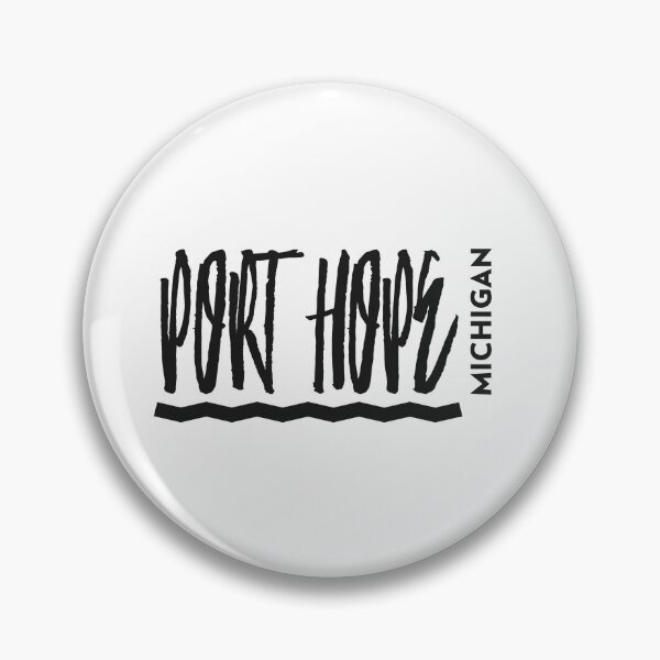 Item preview, Port Hope Michigan Artsy Black Design designed and sold by Eleven-K.