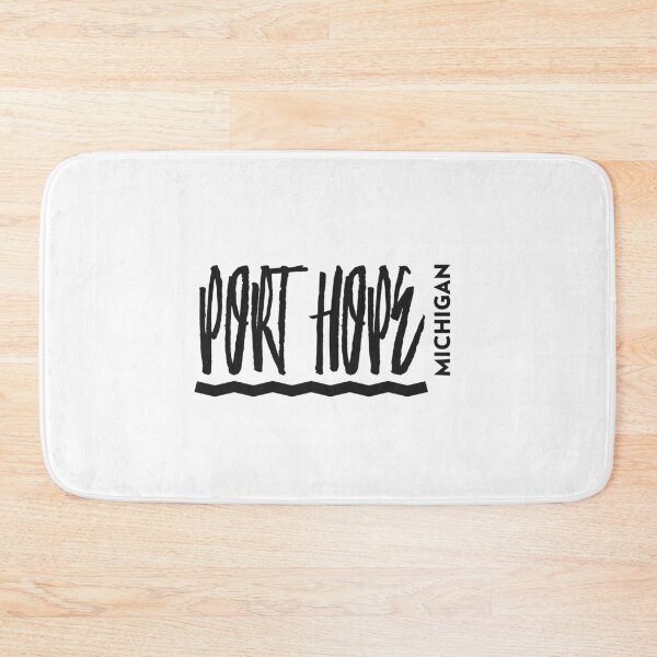 Item preview, Port Hope Michigan Artsy Black Design designed and sold by Eleven-K.