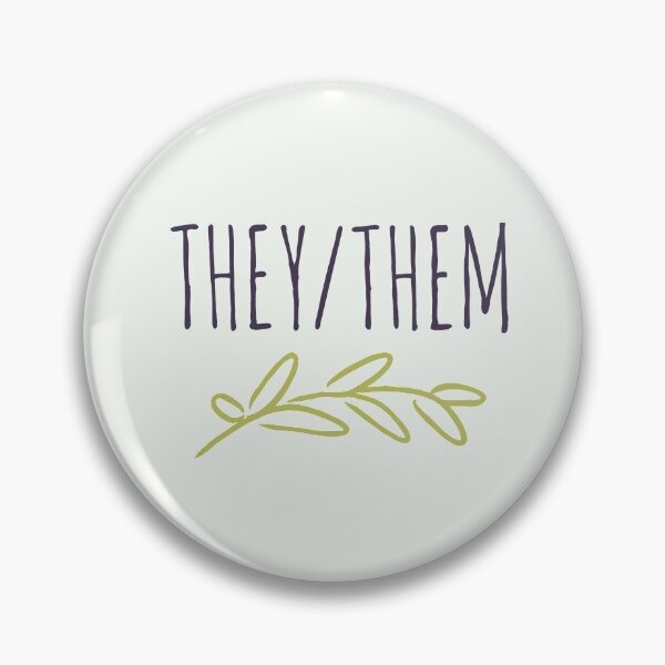 Item preview, They/Them Pronouns designed and sold by Elisa Toy.